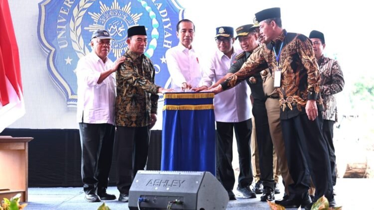 Presiden Jokowi Groundbreaking Kampus II Universitas Muhammadiyah Purwokerto