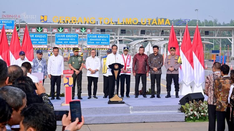 Presiden Jokowi Resmikan Jalan Tol Pamulang-Cinere-Raya Bogor