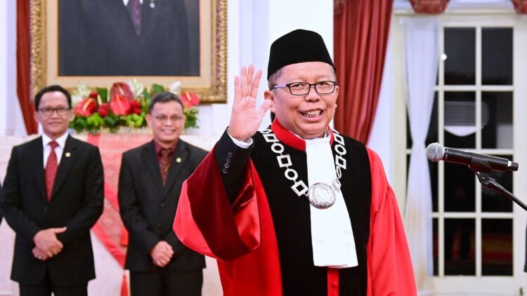 Presiden Jokowi Saksikan Pengucapan Sumpah Arsul Sani sebagai Hakim Konstitusi