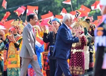 Presiden Jokowi Sambut Kunjungan Resmi PM Xanana Gusmao di Istana Bogor