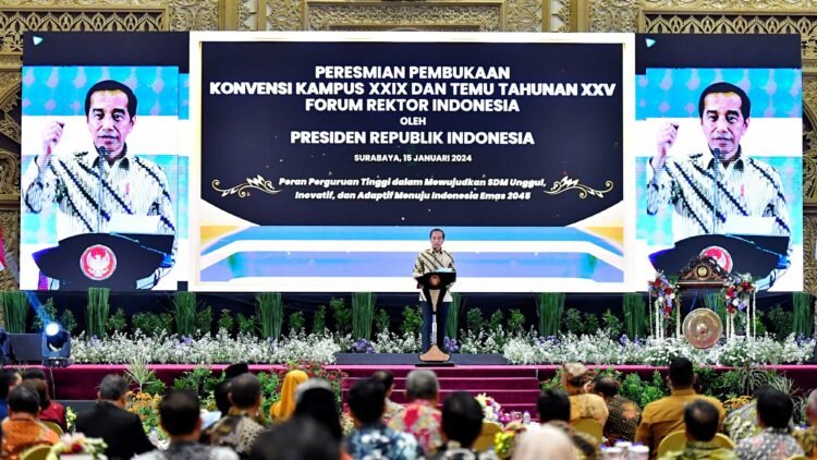 Presiden Jokowi Tekankan Peran Strategis Lembaga Pendidikan Tinggi Indonesia Cetak SDM Unggul