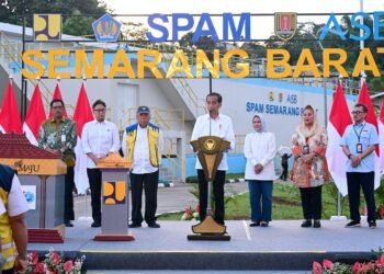 Resmikan SPAM Semarang Barat, Presiden: Bantu Masyarakat Peroleh Air Bersih Terjangkau
