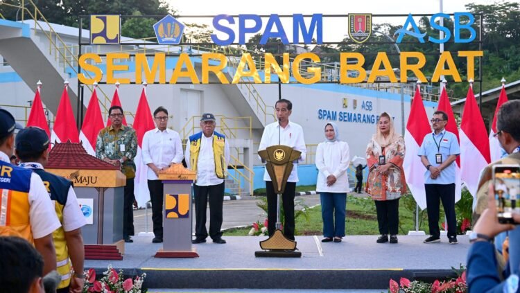 Resmikan SPAM Semarang Barat, Presiden: Bantu Masyarakat Peroleh Air Bersih Terjangkau