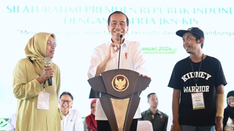 Silaturahmi dengan Peserta JKN-KIS, Presiden Ingatkan Masyarakat Rutin Cek Kesehatan