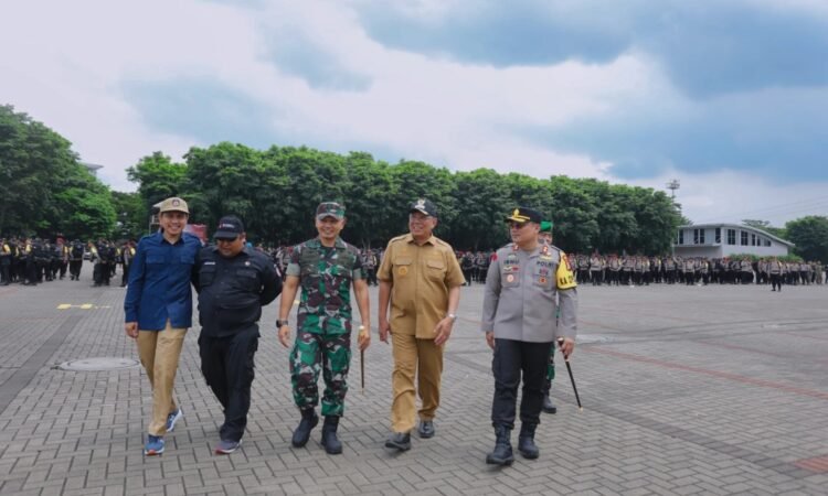 Jelang Pemilu, Benyamin Ikuti Apel Pergeseran Pasukan Pengamanan TPS