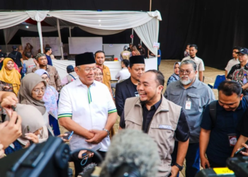 Pastikan Berjalan Lancar, Benyamin Bersama Forkopimda Lakukan Peninjauan Pelaksanaan Pemilu 2024