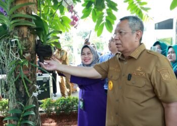 Jadi Ikon Tangsel, Benyamin Ajak Tanam Anggrek