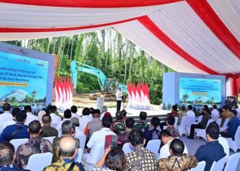 Presiden Jokowi Lakukan Groundbreaking Gedung Kantor Bank Mandiri di IKN