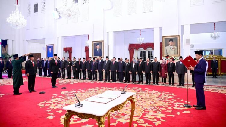 Presiden Jokowi Lantik Agus Harimurti Yudhoyono sebagai Menteri ATR/BPN