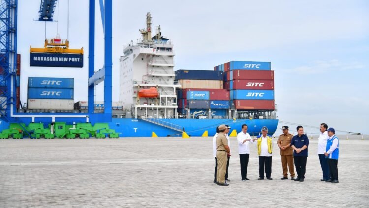 Presiden Jokowi Resmikan Makassar New Port