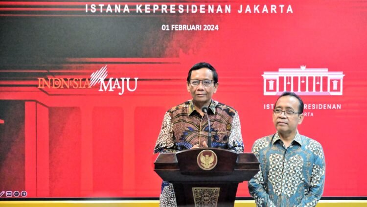 Presiden Jokowi Terima Surat Pengunduran Diri Mahfud Md