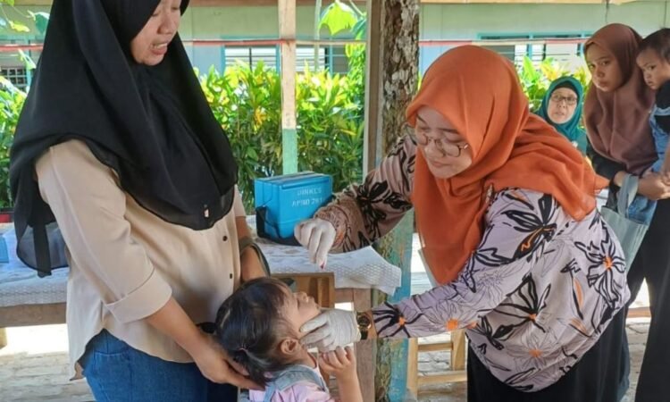 Puskesmas Jambe Bagikan Vitamin A ke Balita dan Ibu Masa Nifas di Desa-Desa