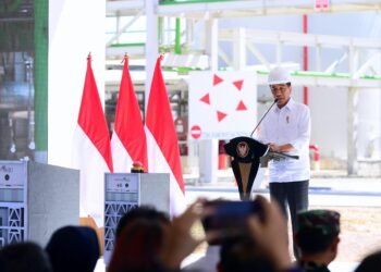 Resmikan Pabrik Amonium Nitrat, Presiden Jokowi Dorong Kemandirian Pangan Indonesia