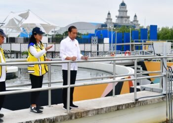 Resmikan SPAL- DT Losari, Presiden: Penting untuk Pengelolaan Air Limbah Ramah Lingkungan