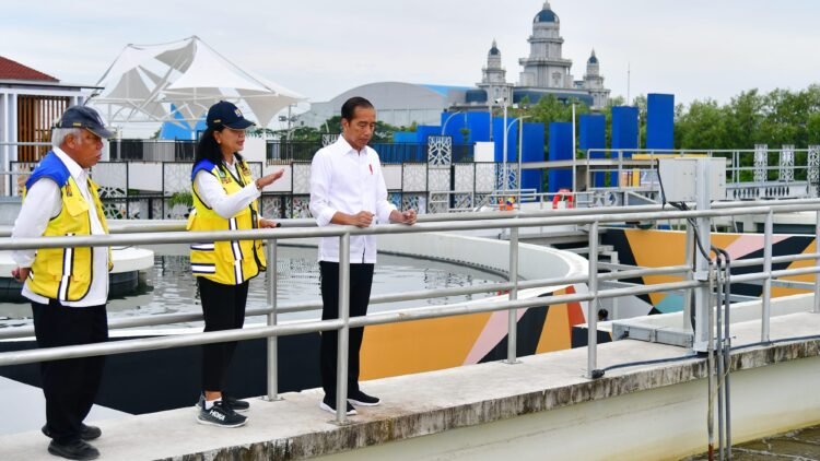 Resmikan SPAL- DT Losari, Presiden: Penting untuk Pengelolaan Air Limbah Ramah Lingkungan
