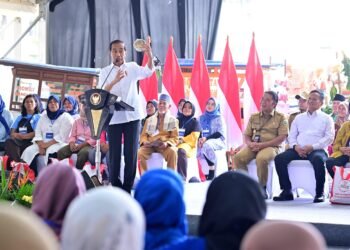 Silaturahmi dengan Nasabah Mekaar, Presiden Tekankan Pentingnya Bangun Karakter Semangat Kerja dan Disiplin