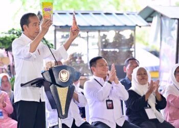 Silaturahmi dengan Nasabah PNM Mekaar, Presiden Tekankan Semangat sebagai Modal Utama Berusaha