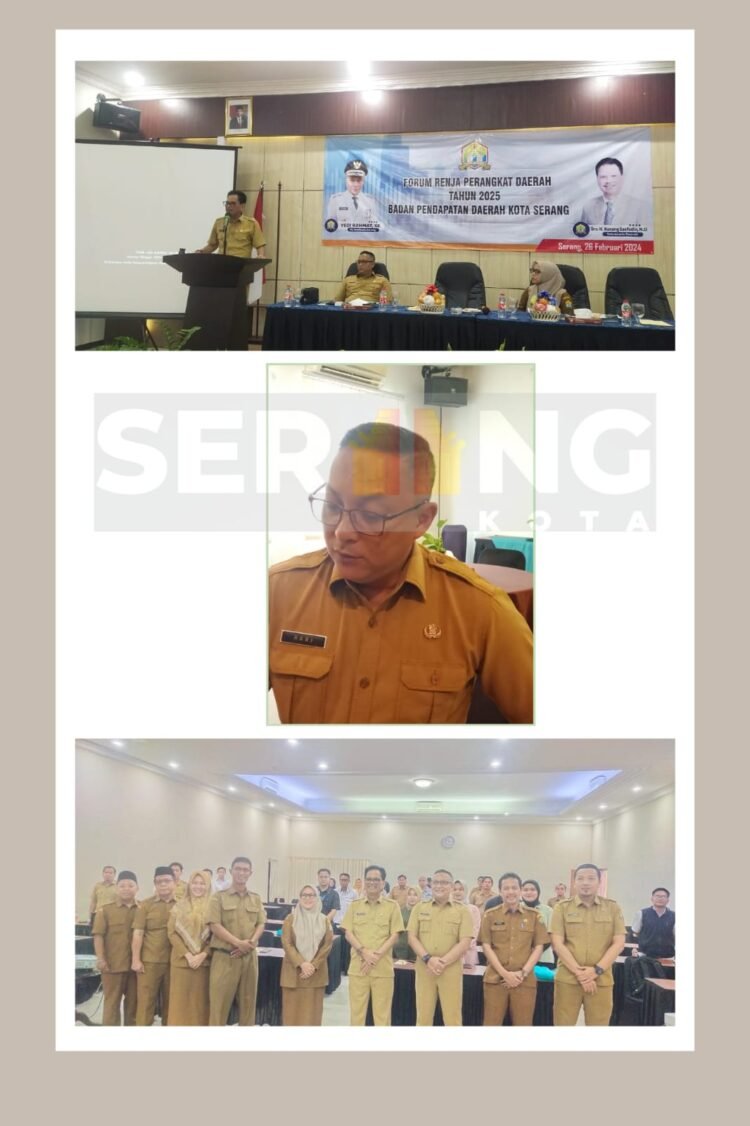 Forum Renja Perangkat Daerah tahun 2025, Pemerintah Kota Serang Targetkan PAD 325 Milyar