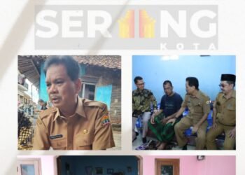 Sekda Kota Serang Beri Bantuan Kursi Roda kepada Linmas KPPS. Sekda Kota Serang: Ini Adalah Bentuk Komitmen Pemerintah Kota Serang Kepada Pejuang Demokrasi