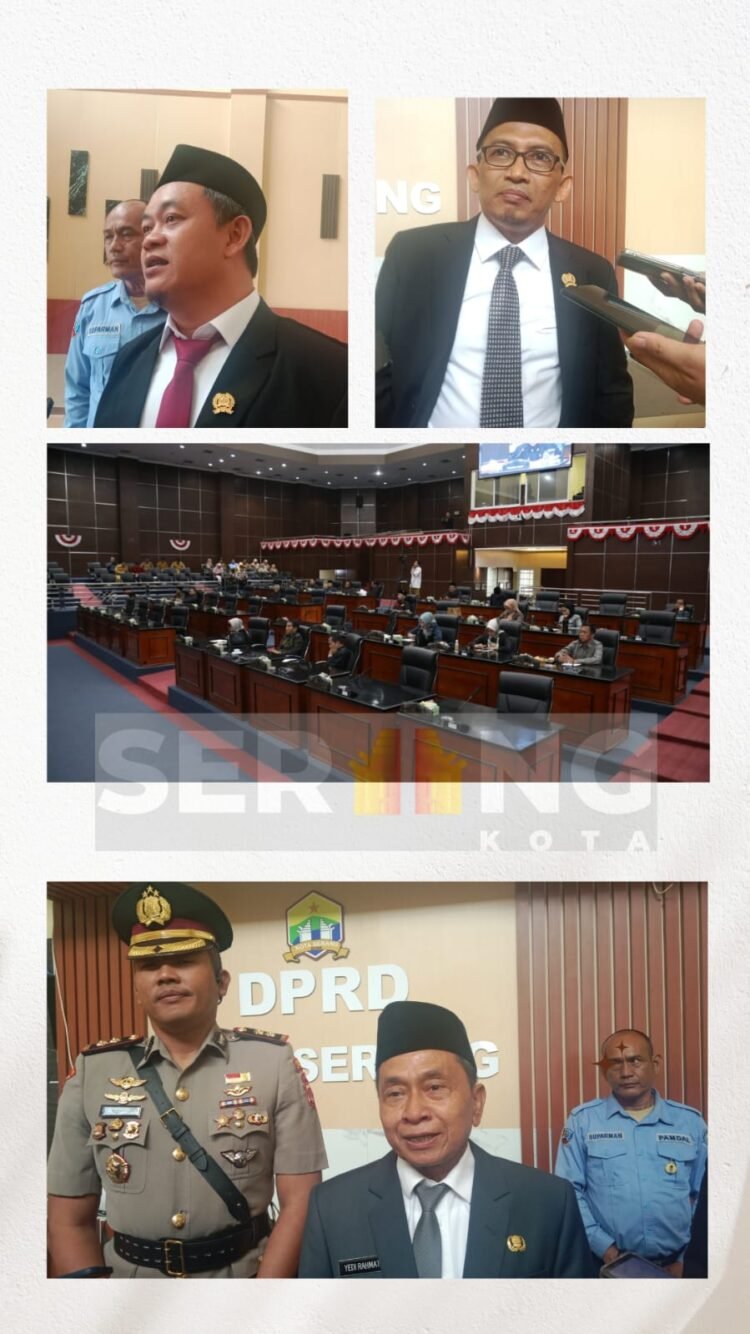 Pj Walikota Serang hadiri Rapat Paripurna Pengganti Antar Waktu (PAW) Anggota DPRD Kota Serang
