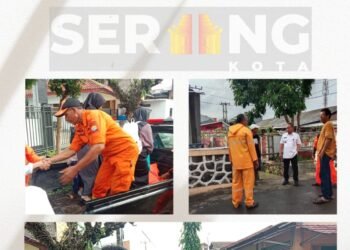 Pj Walikota Serang Meninjau Lokasi Banjir di Komplek di Belakang Untirta, Pj Walikota: Banjir Disini dari Tahun 1998