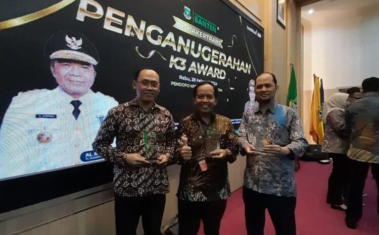 11 Tahun Berturut-turut, IKPP Tangerang Didapuk Penghargaan K3 dari Pemprov Banten