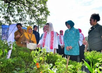 Ibu Iriana dan Anggota OASE KIM Lakukan Sosialisasi Ketahanan Pangan kepada Masyarakat