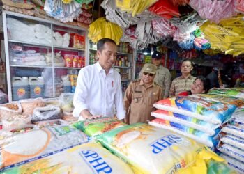 Presiden Jokowi Pantau Stabilitas Harga di Pasar Sungai Ringin Sekadau Saat Ramadan