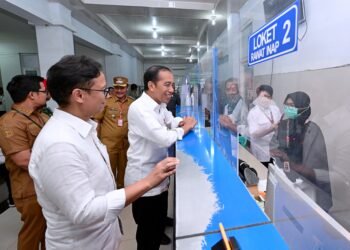 Presiden Jokowi Tinjau Fasilitas dan Layanan Kesahatan di RSUD Mokopido Tolitoli