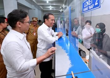 Presiden Jokowi Tinjau Fasilitas dan Layanan Kesehatan di RSUD Mokopido Tolitoli