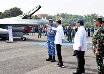 Presiden Jokowi Tinjau Kesiapan Alutsista di Pangkalan TNI AU Iswahjudi