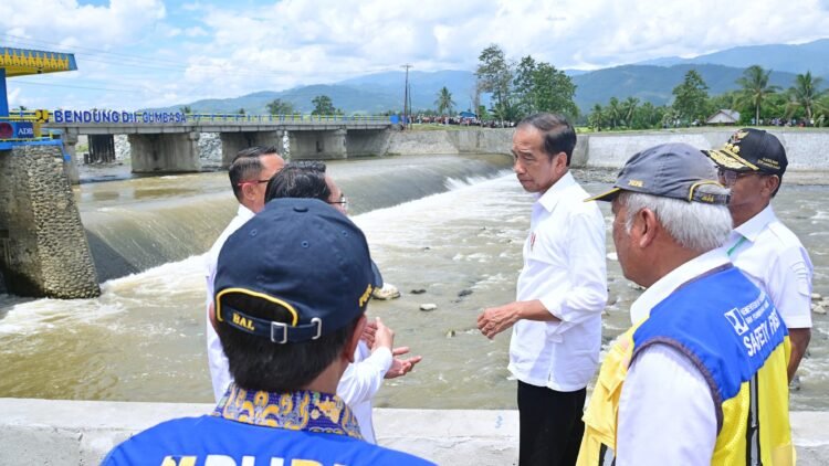 Resmikan Rekonstruksi Daerah Irigasi Gumbasa, Presiden Jokowi: Dukung Ketahanan dan Kedaulatan Pangan