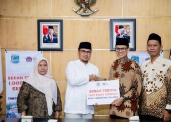Bersama LAZ Griya Yatim dan Dhuafa, Pilar Serahkan 1000 Paket Sembako