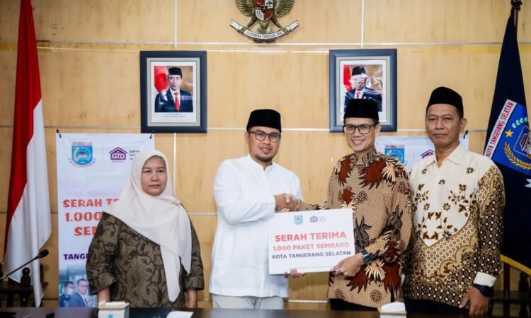 Bersama LAZ Griya Yatim dan Dhuafa, Pilar Serahkan 1000 Paket Sembako