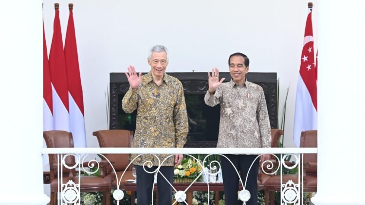 Presiden Jokowi Terima Kunjungan PM Singapura di Istana Bogor