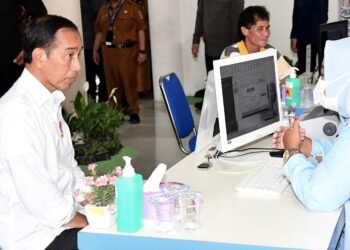 Presiden Jokowi Tinjau Pelayanan dan Fasilitas Kesehatan di RSUD Toto Kabila Gorontalo