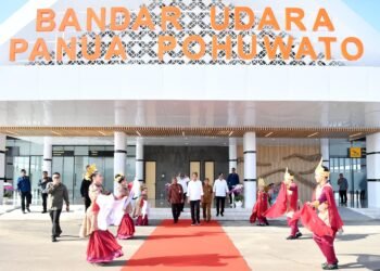 Resmikan Bandara Panua Pohuwato, Presiden Jokowi Harap Dongkrak Ekonomi Lokal
