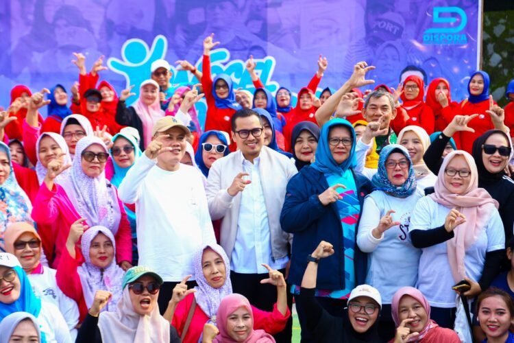 Gelar Senam Sehat di Tujuh Kecamatan, Pilar Ingin Semangat Olahraga Semakin Tumbuh di Tangsel