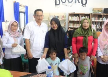 Balita Terindikasi Stunting di Desa Sodong Tigaraksa Dapat Bantuan Makanan Tambahan
