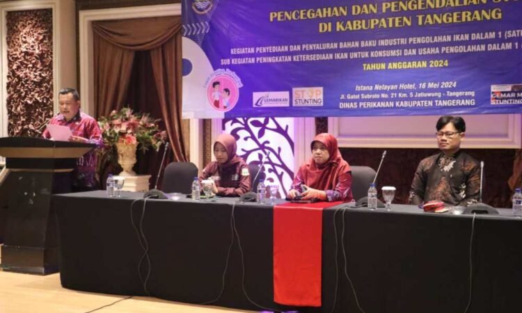 Dinas Perikanan Kabupaten Tangerang Edukasi Kader PKK terkait Penanganan Stunting