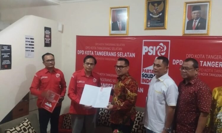 Pilkada Tangsel 2024, Benyamin-Pilar Kembalikan Formulir Pendaftaran ke PSI