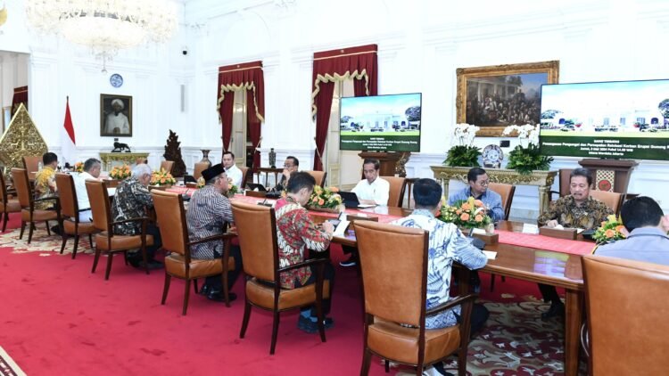 Presiden Jokowi Instruksikan Jajaran Terkait Penanganan Pengungsi Akibat Erupsi Gunung Ruang