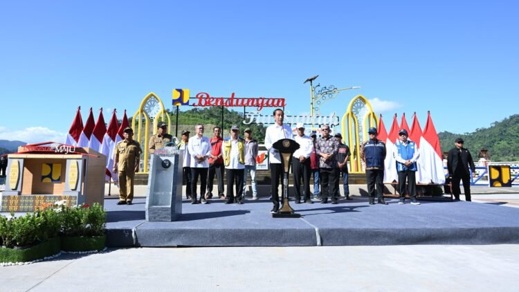 Presiden Jokowi Resmikan Bendungan Tiu Suntuk di Kabupaten Sumbawa Barat