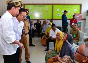 Presiden Jokowi Tinjau Pelayanan Kesehatan di RSUD Baharuddin Kabupaten Muna