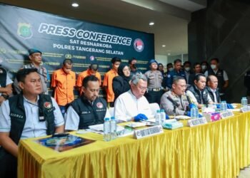 Sat Resnarkoba Polres Tangsel Ungkap Tempat Produksi Tembakau Sintetis, 3 Tersangka Diamankan, 1 DPO