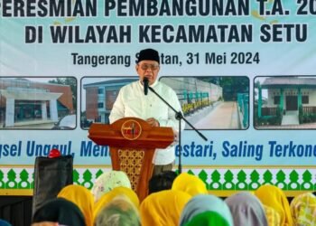 Resmikan Kantor Kecamatan Setu dan Kelurahan Babakan, Benyamin Minta Pelayanan ke Masyarakat Dioptimalkan