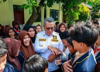 Bangun Gedung Baru SMPN 7 Tangsel, Benyamin: Untuk Tingkatkan Kualitas Pendidikan