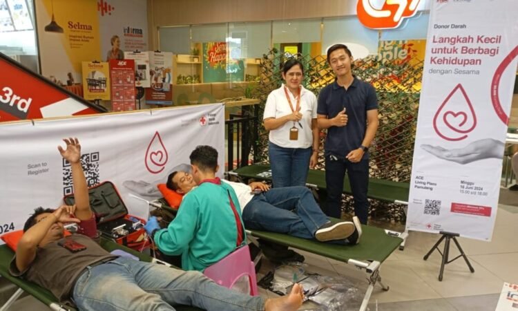 ACE Living Plaza Pamulang Gelar Aksi Donor Darah