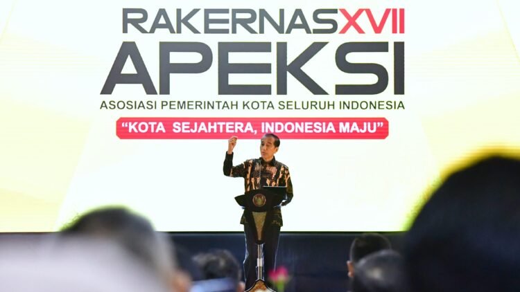 Buka Rakernas Apeksi XVII, Presiden Tekankan Pentingnya Persiapan Menuju Kota Masa Depan
