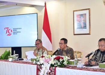 Kasetpres Luncurkan Logo HUT Ke-79 RI: Nusantara Baru Indonesia Maju